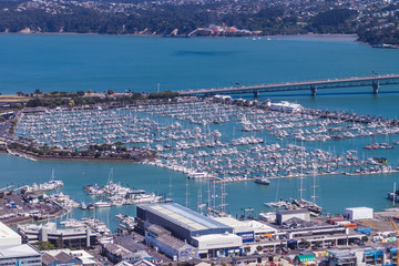 Fototapeta na wymiar Boats of Auckland