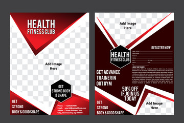 Health Fitness Club Flyer Template