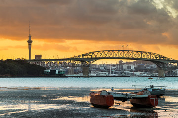 Obraz premium Low Tidy Auckland