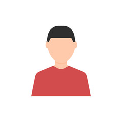 Human icon. Man. Vector illustration
