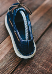 One Blue Topsider