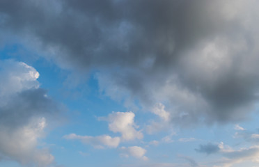 Naklejka na ściany i meble beautiful blue sky with clouds background.Sky clouds.