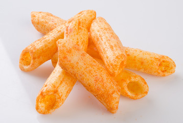 Junk food on background