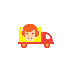 Mother Delivery Logo icon Design