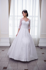 Fototapeta premium Beautiful bride in hall