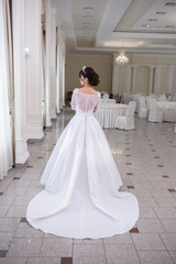 Beautiful bride in hall