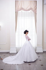 Fototapeta premium Beautiful bride in hall