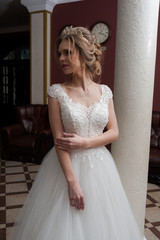 Beautiful bride in hall