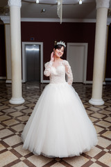 Fototapeta premium Beautiful bride wedding