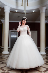 Fototapeta premium Beautiful bride wedding