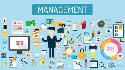 Management Typography Design