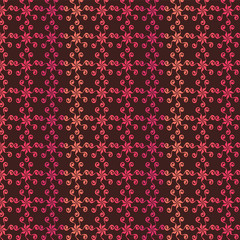 Brown and pink abstract flowers background