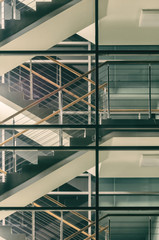 Fototapeta premium BUILDING - Staircase in a modern residential building