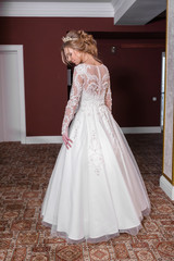 Fototapeta premium Charming bride wedding