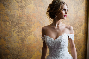 Charming bride wedding