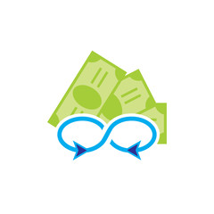 Infinity Money Logo Icon Design