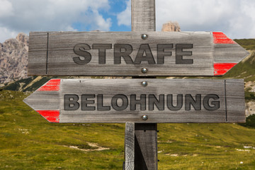 Strafe oder Belohnung
