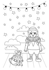 Vintage circus illustrations collection.