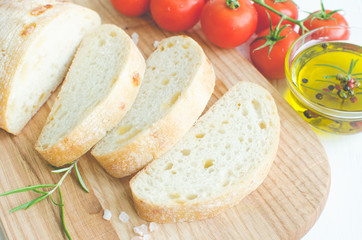 Italian ciabatta bread