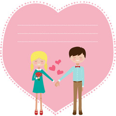 Valentine Card - Illustration