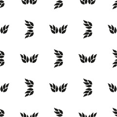 Ornamental seamless floral ethnic black and white pattern Background can be used for surface design, wallpaper, textile, fabric, wrapping, web. Template for design and decoration