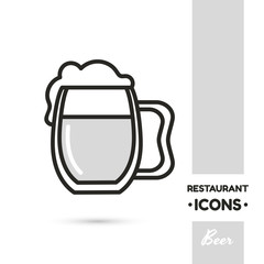 Beer Restaurant Icon Collection