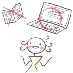 インターネット検索 / 本よりもインターネット