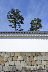 Naklejka premium 白壁