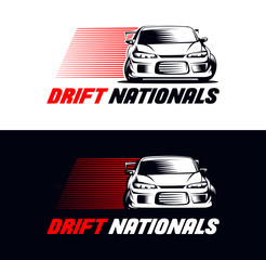 Drift Race Car Vector © Justin