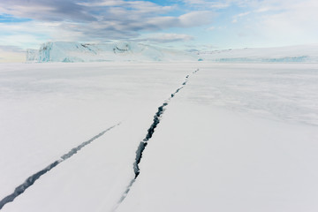 Cracked Sea Ice