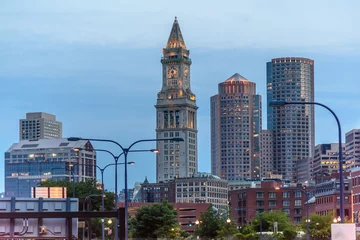Foto op Plexiglas Custom House Tower in Boston © Fabio Lotti