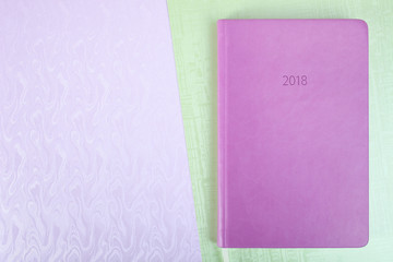 Beautiful pink diary