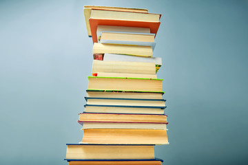 books on table