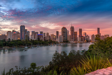 Fototapeta premium Brisbane Dusk