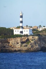 Fototapeta na wymiar Portocolom,pueblo turistico de Mallorca perteneciente a Felanitx,Islas Baleares (España)