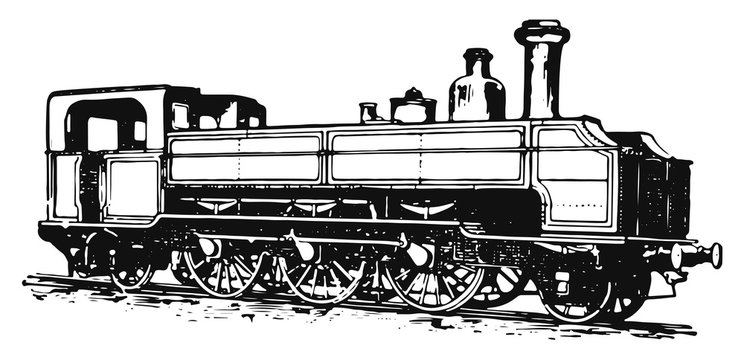Lokomotive Eisenbahn - steam locomotive railway