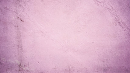 Cement wall pink colored background