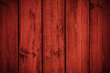 wood board red background