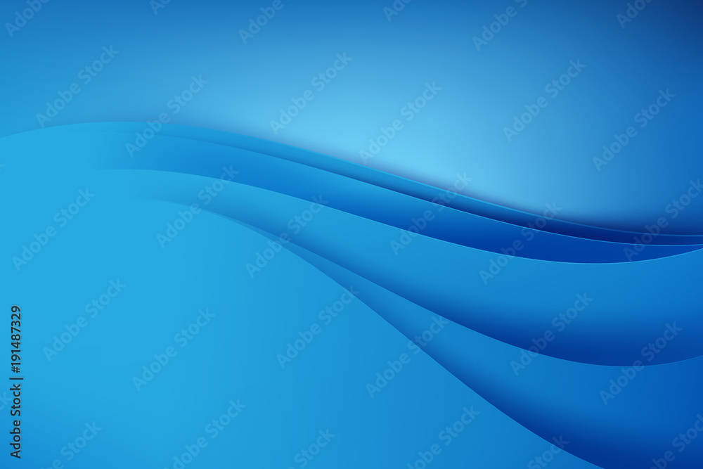 Canvas Prints abstract blue background dark curve 001