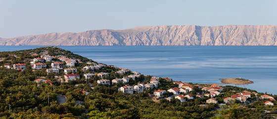 Adriatic sea and Krk island