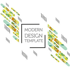 Abstract background with geometric elements for your business presentation