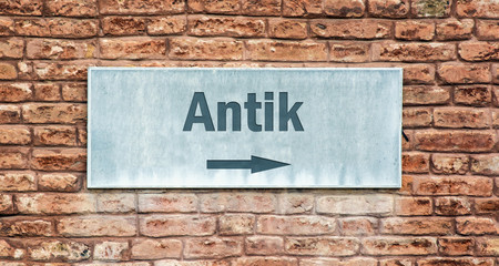 Fototapeta premium Schild 225 - Antik