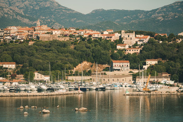 Coastal landscape of Porto-Vecchio town