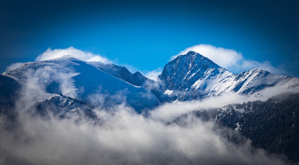 Canigou and snow