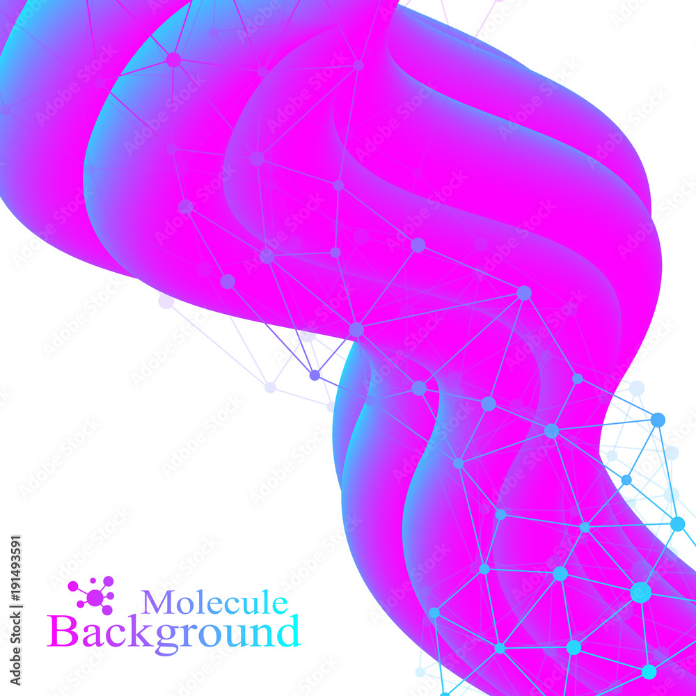 Poster abstract fluid 3d shapes vector trendy liquid colors backgrounds set. colored fluid graphic composit