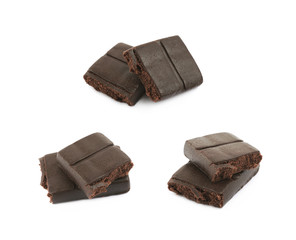 Chocolate bar isolated