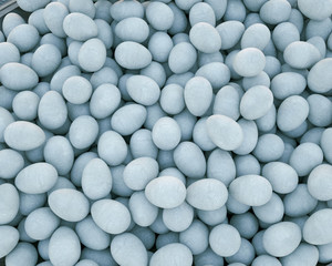 Large group of different Colorful Easter eggs