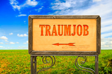 Schild 284 - Traumjob