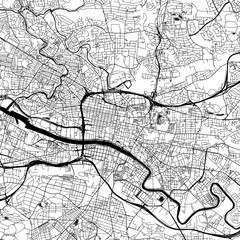 Glasgow Downtown Vector Map