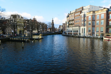 Amsterdam Channel in Winter